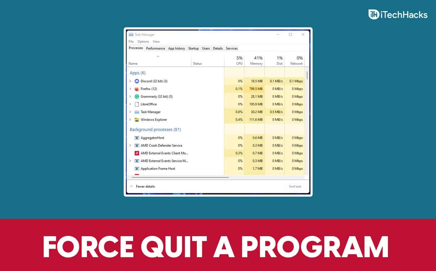 7 Ways To Force Quit A Program On Windows 11