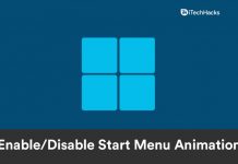 How To Turn On/Off Windows 11 Start Menu Animation