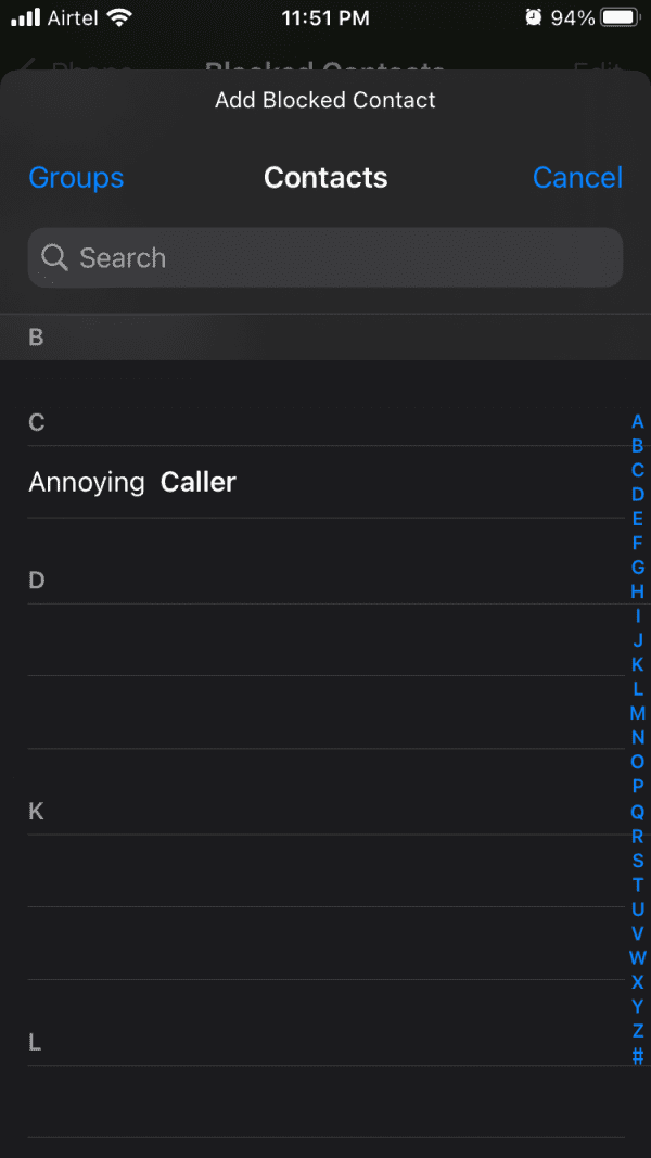 how to block unknown caller on iphone 13