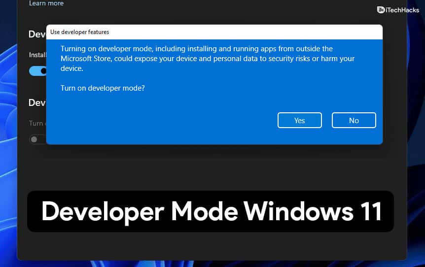 How To Enable Disable Developer Mode In Windows 11