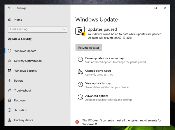 Fix: Windows 11 Not Showing Up In Windows 10 8 Update Settings