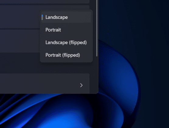 How to Change Screen Orientation In Windows 11
