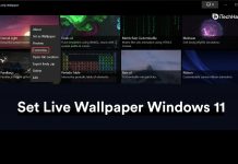 How To Set Live Wallpaper On Windows 11