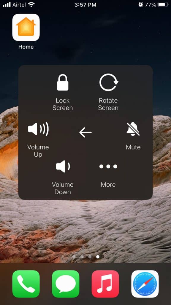 Desligue o modo silencioso sem botão de mudança no iOS 15