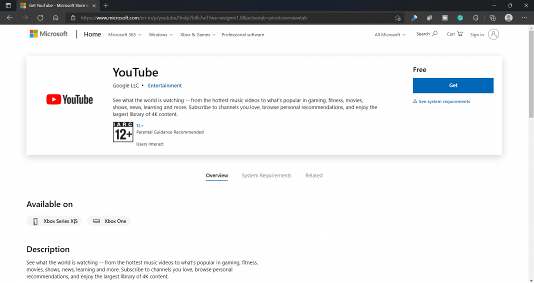 Download YouTube App For Windows 11 PC (Offline Installer)