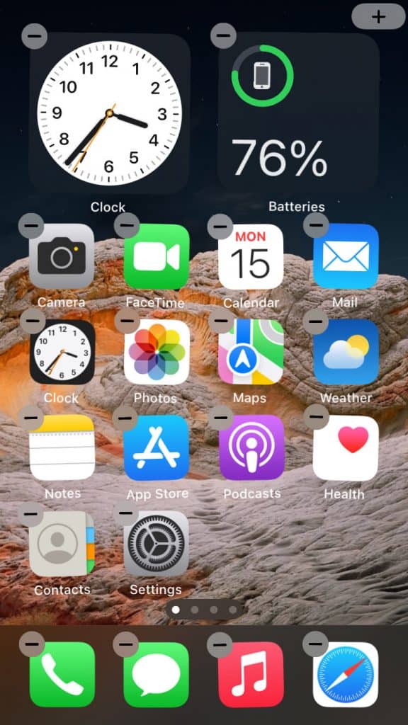 Mostrar porcentagem da bateria no iPhone 13