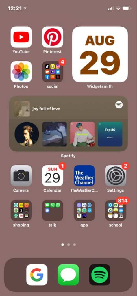 Best iOS 15 Home Screen Ideas of 2023   iPhone Home Screen Layouts - 41