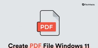 How To Create PDF File in Windows 11