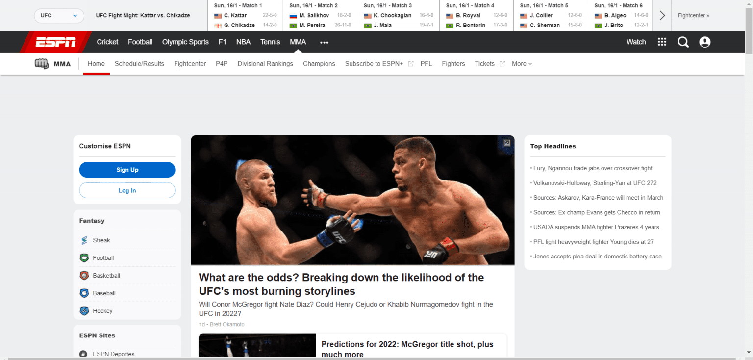 5 Best MMA Streaming Sites To Watch UFC Fights Online (2024)