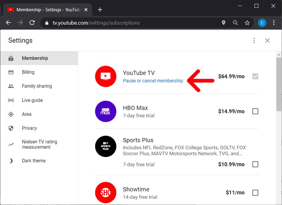  How To Cancel Youtube Tv Subscription 2023 Pc Mobile Itechhacks
