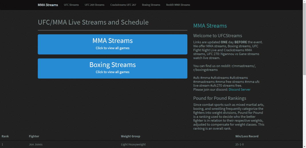 5 Best MMA Streaming Sites To Watch UFC Fights Online (2024)