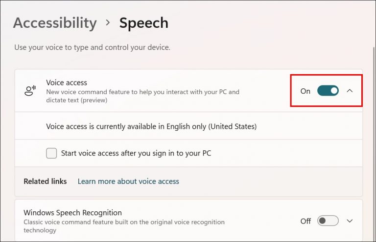 How To Use Voice Access In Windows 11  with Commands  - 67