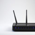Wi-Fi wireless router – 3d render