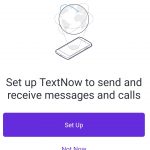 Setup Text Now