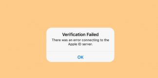 Fix There Was An Error Connecting To The Apple ID Server