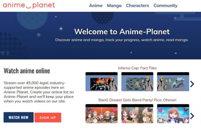 Anime planet