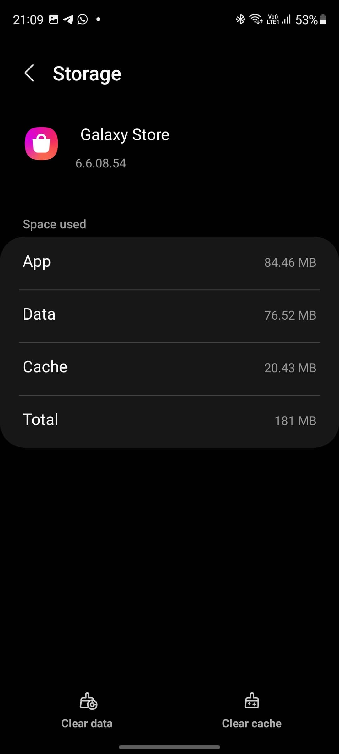 Clear Cache