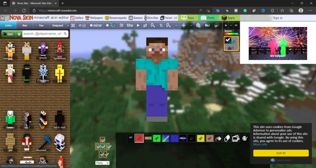 List Of Best Minecraft Skin Creator 2024 Android IOS Windows   Nova SKin 1024x544 