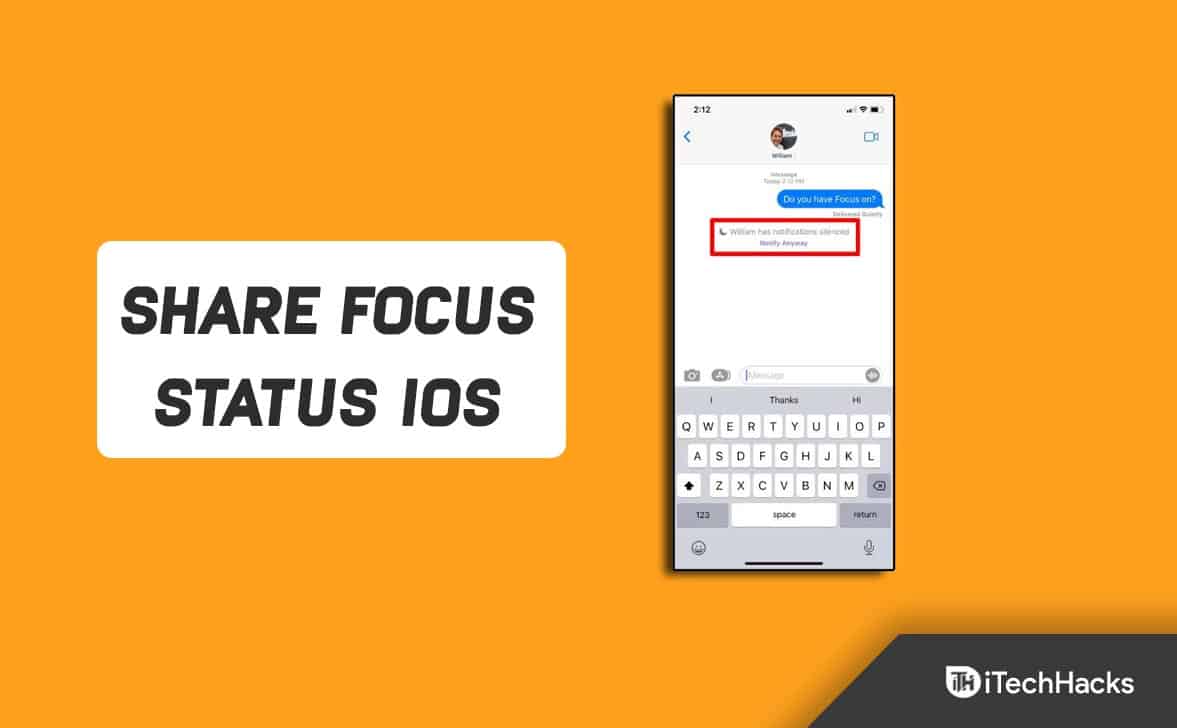 How to Share Focus Status with Contacts on iPhone iPad - 87