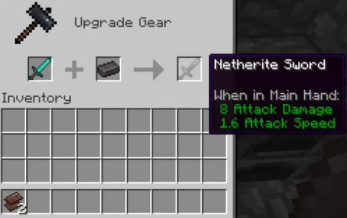 How to Make Netherite Sword in Minecraft 2023 - 16