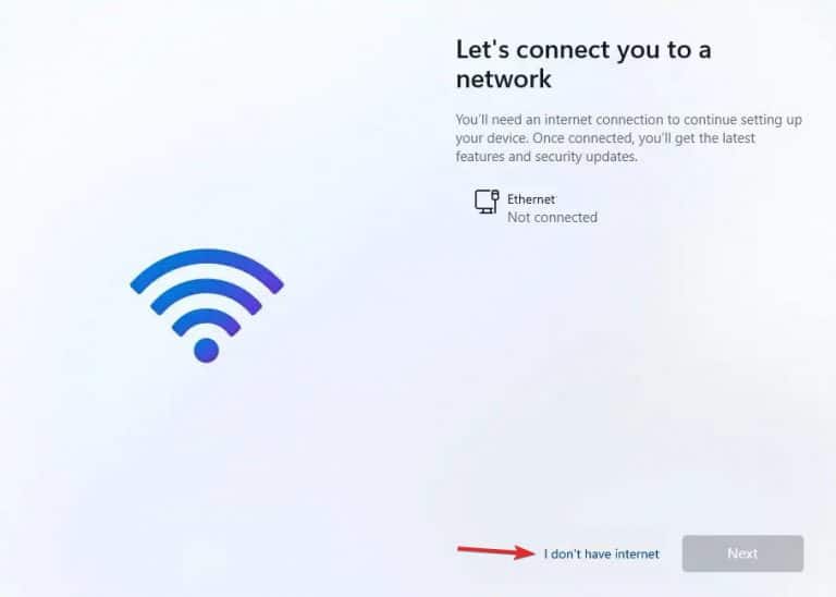 How to Bypass Internet Connection to Install Windows 11