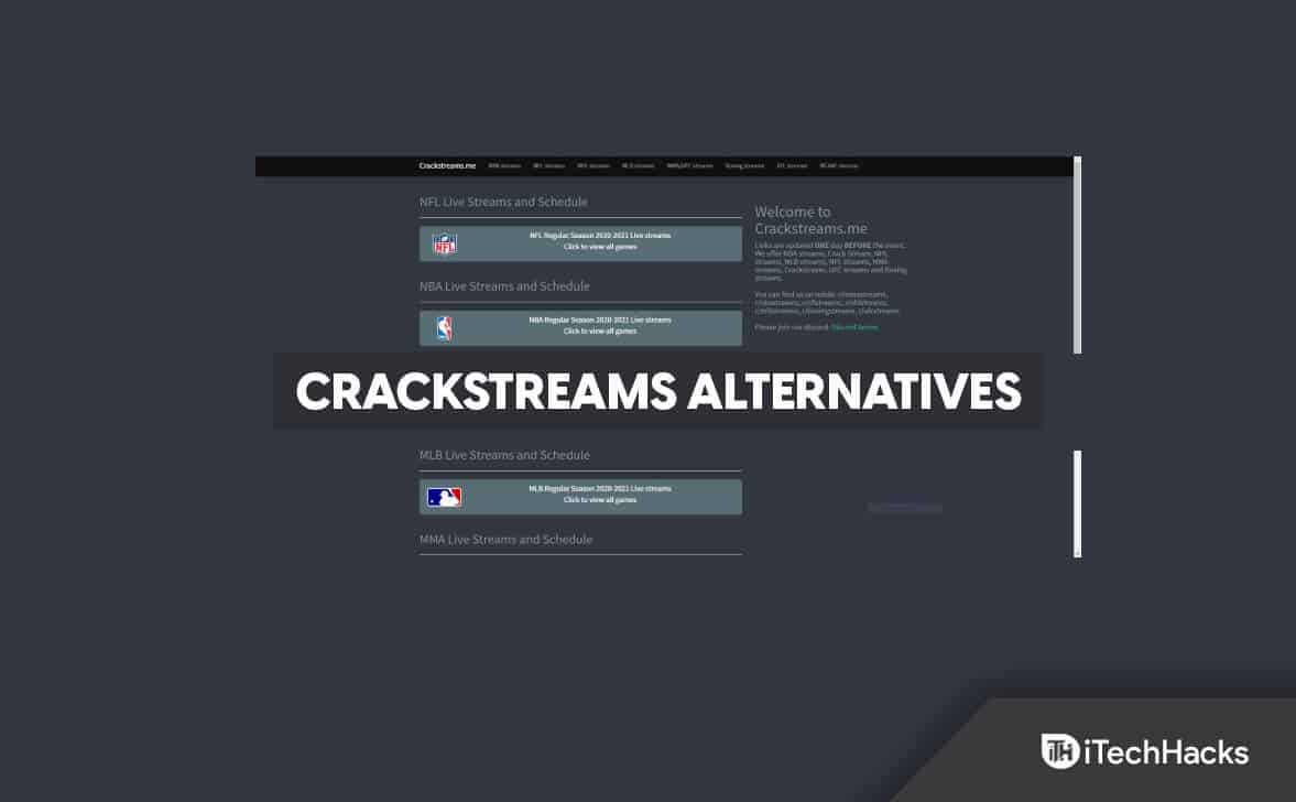 CrackStreams alternatives 2022