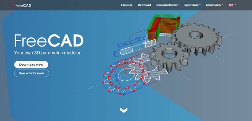 Top 10 Best CAD Softwares Of 2024 Free Download   Freecad 870x420 