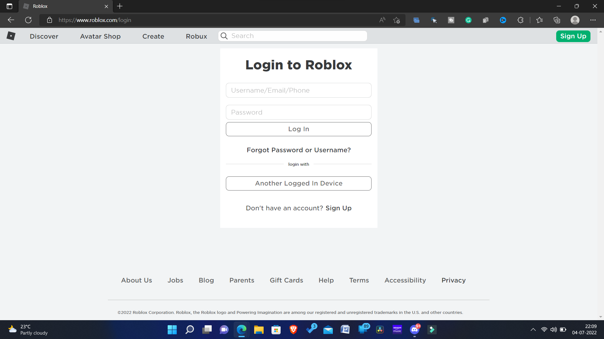 www.roblox.com Login: Resgatar cartões-presente Roblox 2022