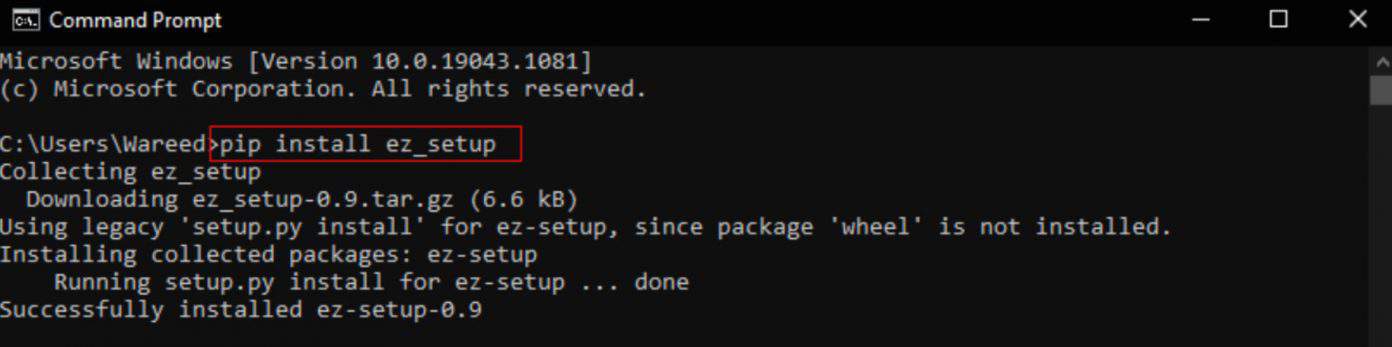 How to Fix Command "python setup.py egg_info" Failed with Error Code 1