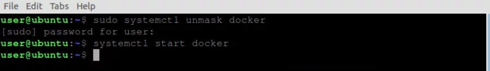 Execute o serviço Docker com systemctl