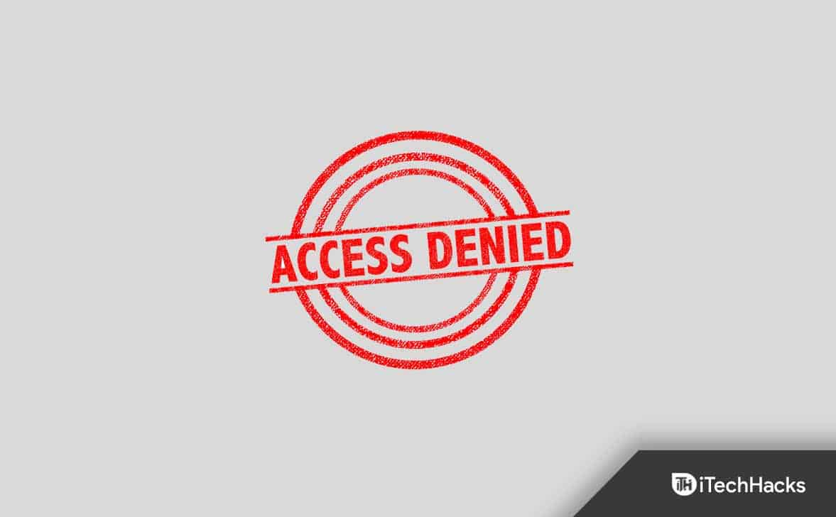 C access denied. Access denied.