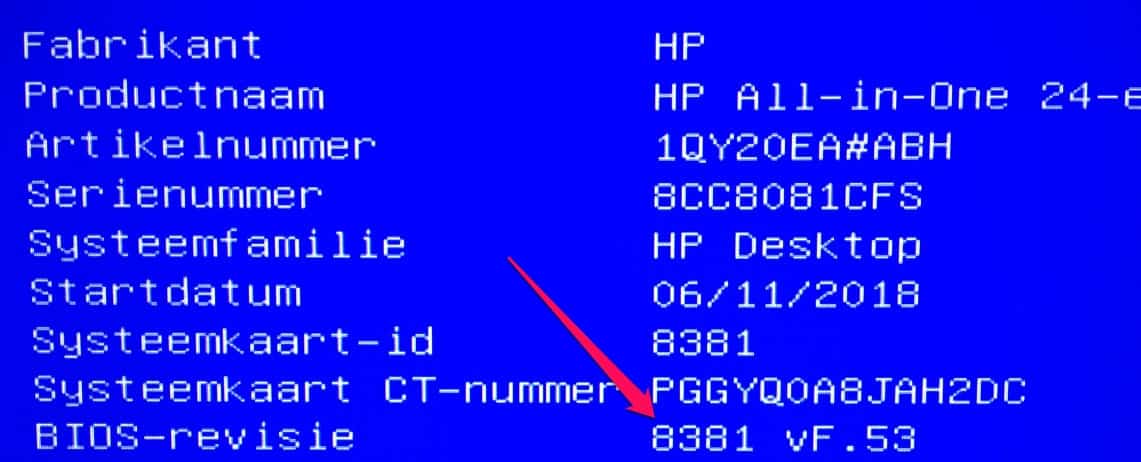 HP BIOS Update Through Bootable USB