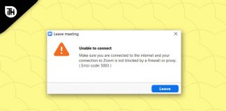 7 Ways to Fix Zoom Error Code 5003 'Unable To Connect'