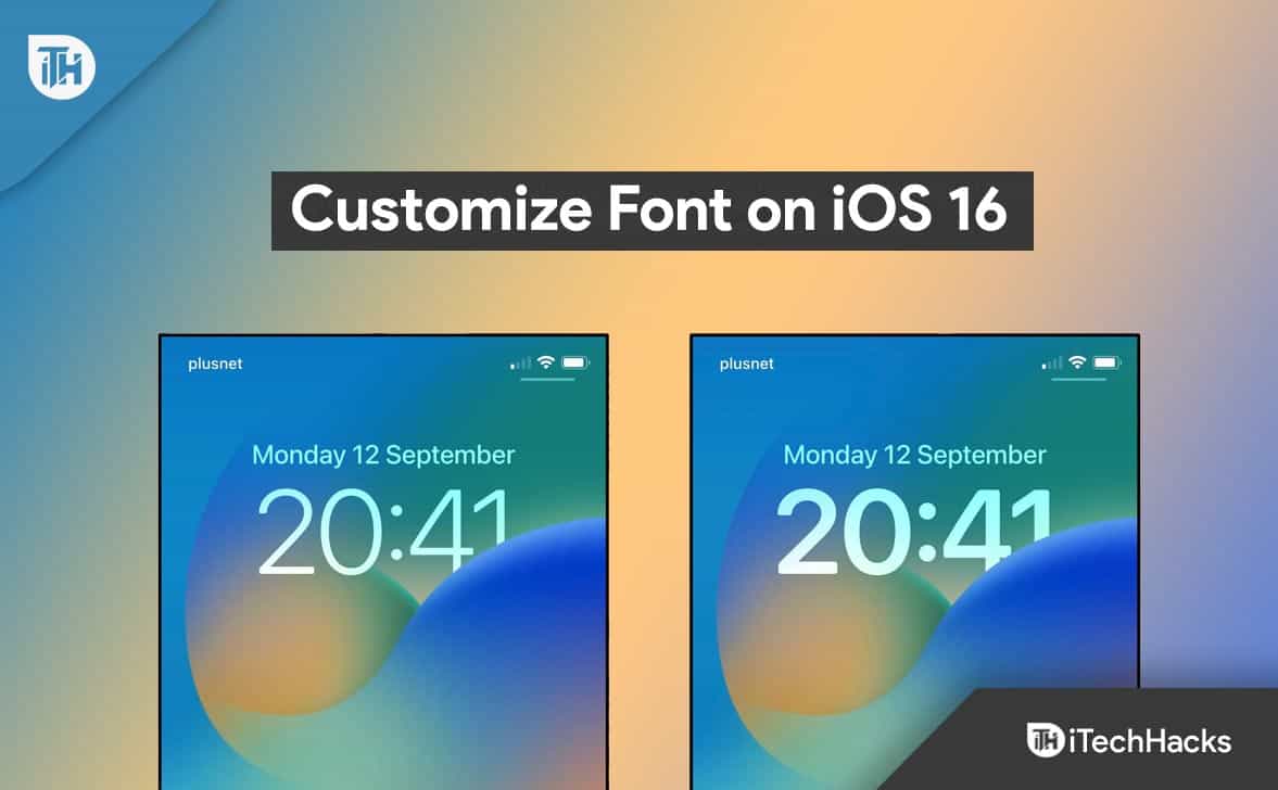 How to Change and Customize Font Size, Style on iOS 16