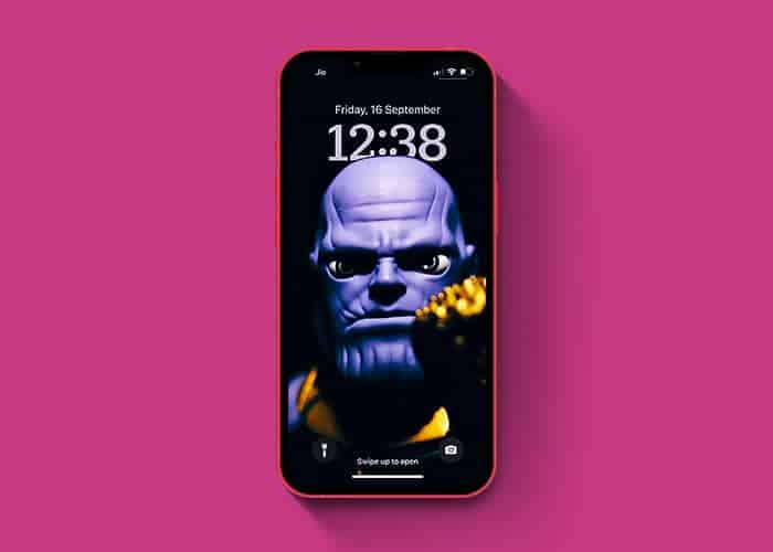 Thanos wallpaper for iOS 16