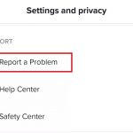 Report A Problem