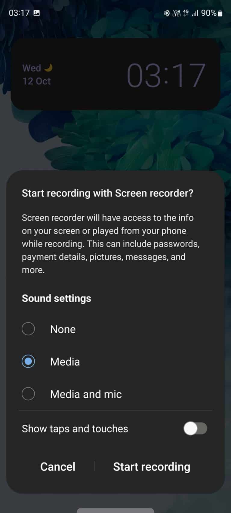 How to Screen Record On Samsung Galaxy Z Fold 4 (2024)