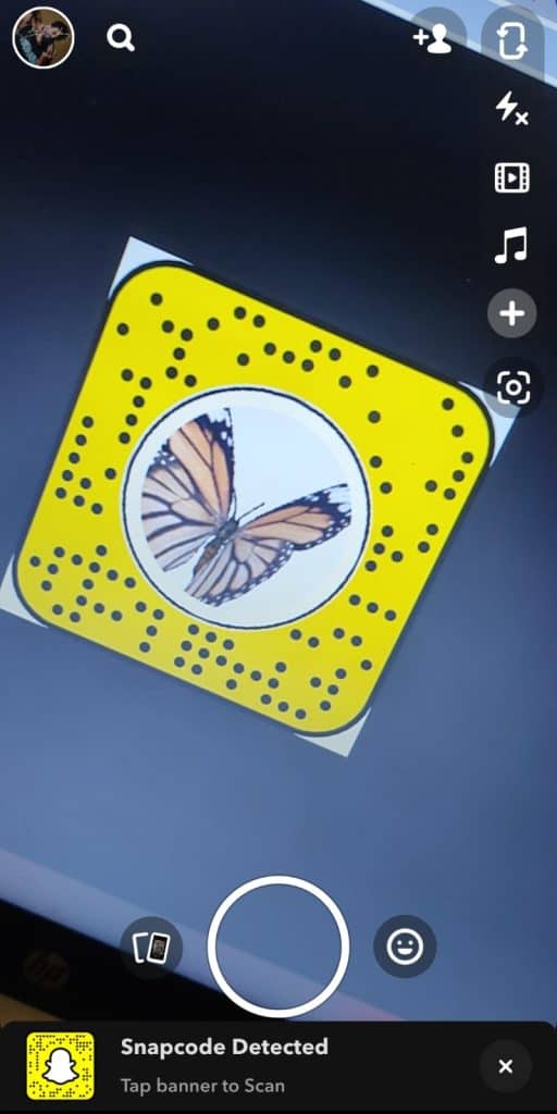 Unlock Butterfly Lens