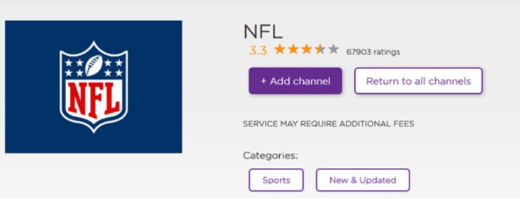 Activate NFL.com Network Roku TV, PS4, Apple TV, Fire TV 2023