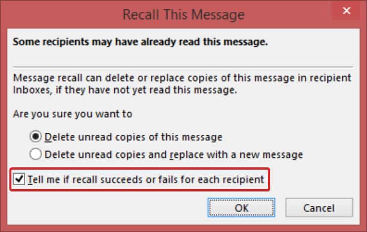 How Do I Know if My Email Was Recalled in Outlook?