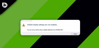 Fix You Are Not Currently Using A Display Attached to An Nvidia GPU