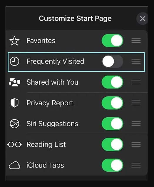 Steps to Delete Frequently Visited Sites On iPhone 11 Safari App