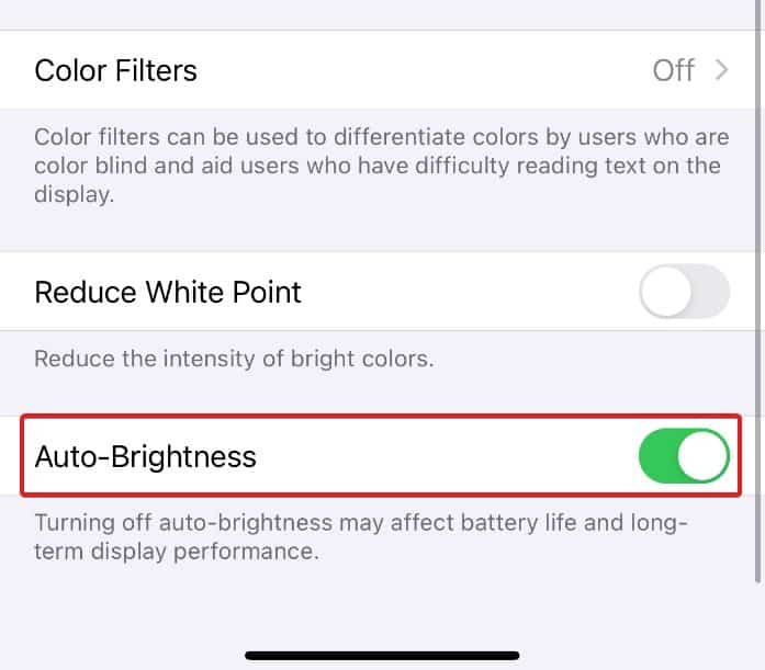 Brightness Keeps Going Down on iPhone Screen