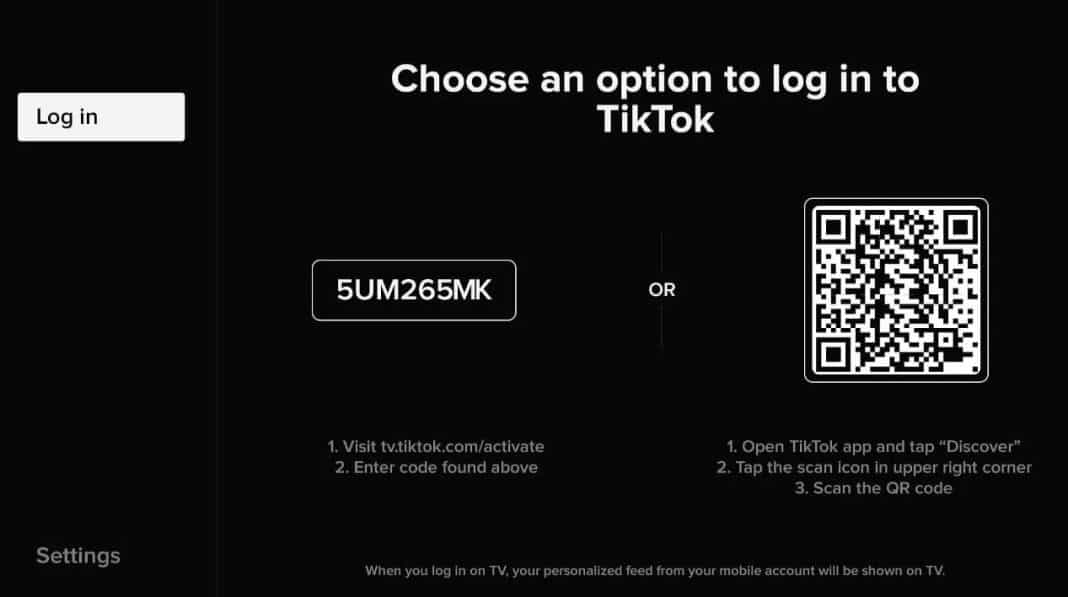 How to Activate TikTok QR Code and Watch on TV at tv.tiktok activate