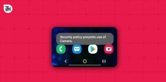 Fix Security Policy Prevents Use of Camera on Samsung