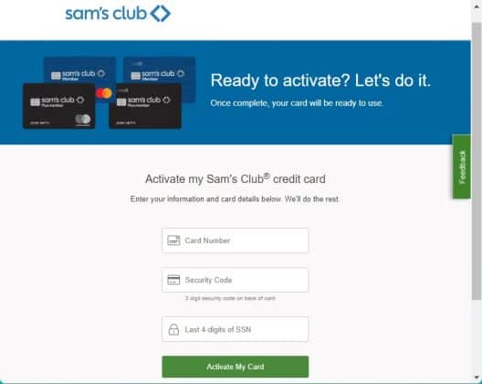 Activate Sam’s Club Credit Card via samsclubcredit.com activate (2026)