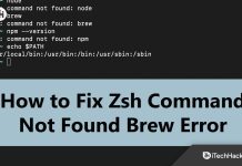 How to Fix ‘Command Not Found brew’ Error in Mac