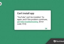 How to Fix Error 910 App Can’t Be Installed on Google Play Store