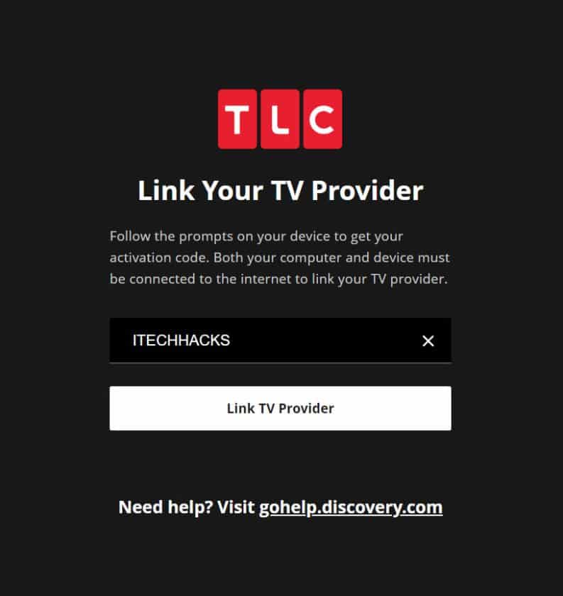 Activate TLC Go at Link Enter Code Roku, Android, Apple, Fire TV