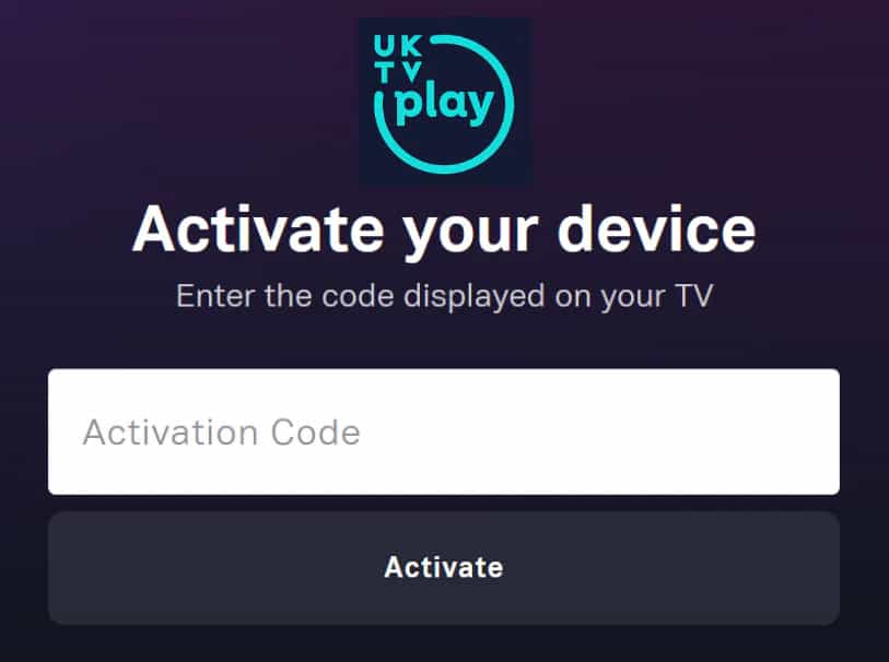 Activate UKTV Play TV Login at uktvplay.co.uk Enter Code TV